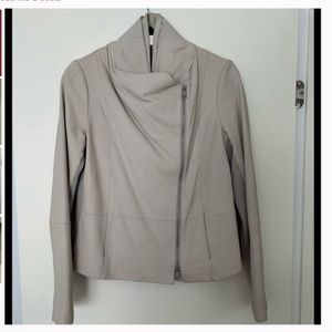 Vince Brushed leather jacket she L